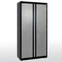 Modular double door storage cabinet