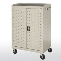 Mobile laptop security cabinet