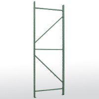 Pallet rack upright frame