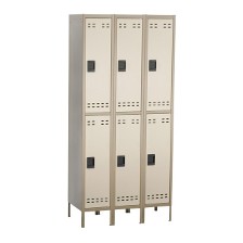 2-tier 3-column locker